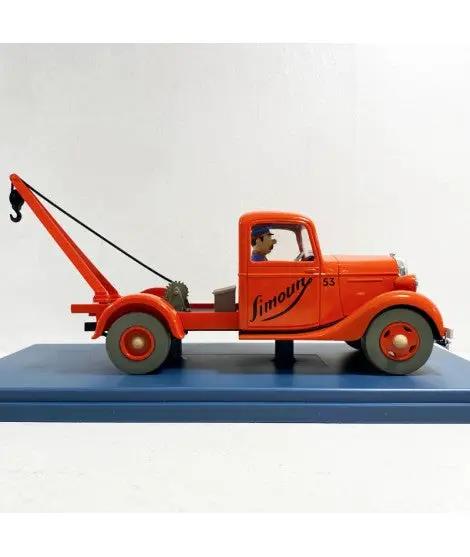 Tintin La Dépanneuse Simoun tow truck, MOULINSART, scale 1/24, orange