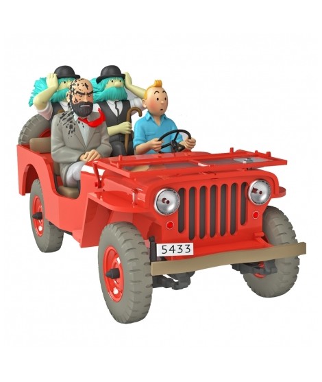 Tintin coche escala 1/24 -47 - La Jeep du  Desert- Tintin el el país del oro negro
