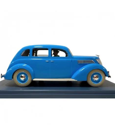 Coche de colección MOULINSART 1/24 azul, taxi de Tintin Le Taxi de Marc Charlet (Les 7 Boules de Cristal)