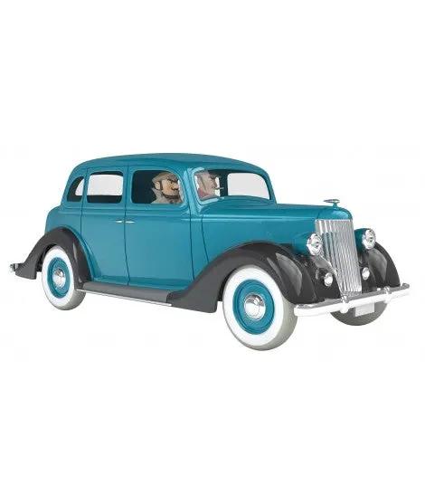 Tintin coche escala 1/24 de MOULINSART, La Voiture d'Alonzo Perez, L'Oreille Cassée en turquesa