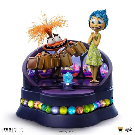 Pre-Order - Statue Joy and Anxiety Deluxe - Inside Out 2 - Art Scale 1/10 - Iron Studios