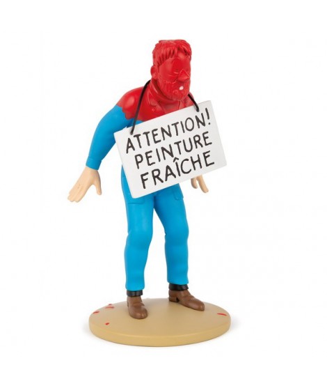 Figura TF1 de colección Tintin Haddock recien pintado