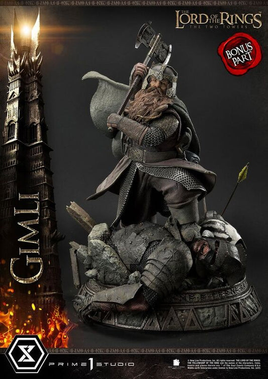 El Señor de los Anillos: las dos torres Estatua 1/4 Gimli Bonus Version 56 cm