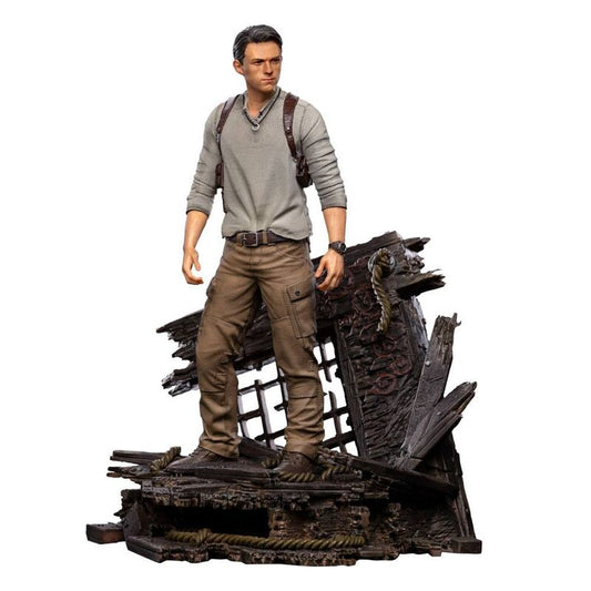 Uncharted Movie Statue Deluxe Art Scale 1/10 Nathan Drake 22 cm 