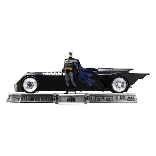 Batman The Animated Series (1992) Set Art Scale 1/10 Deluxe Batman und Batmobil 24 cm