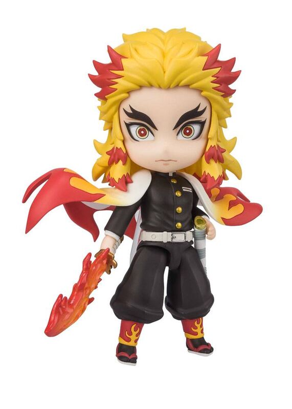 Dämonentöter: Kimetsu no Yaiba Figur Figuarts mini Kyojuro Rengoku (Flammenatmen) 9 cm 