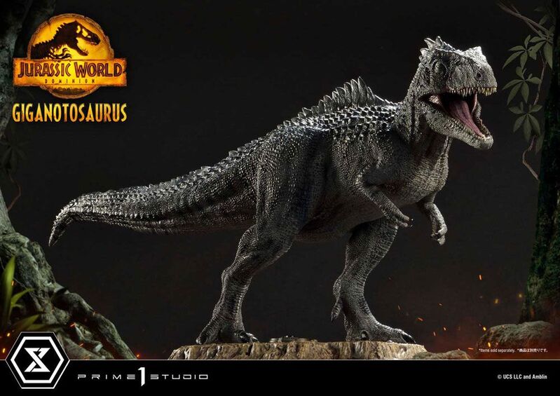 Jurassic World Dominion Statue Prime Collectibles 1/10 Giganotosaurus Spielzeugversion 22 cm