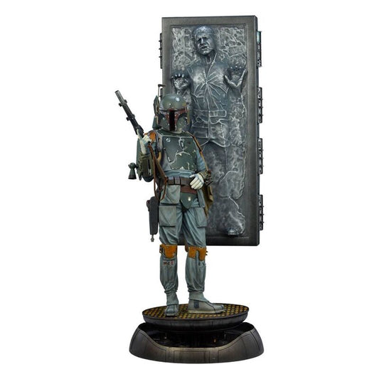 Star Wars Estatua Premium Format Boba Fett and Han Solo in Carbonite 70 cm