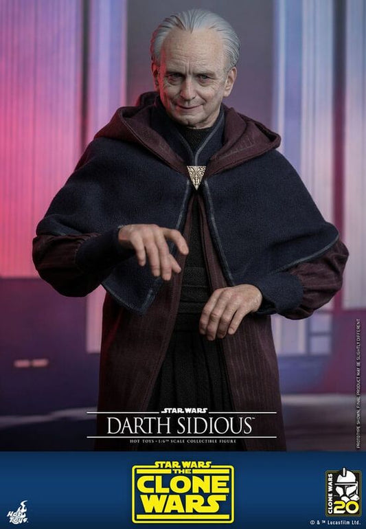 Star Wars: The Clone Wars Figura 1/6 Darth Sidious 29 cm