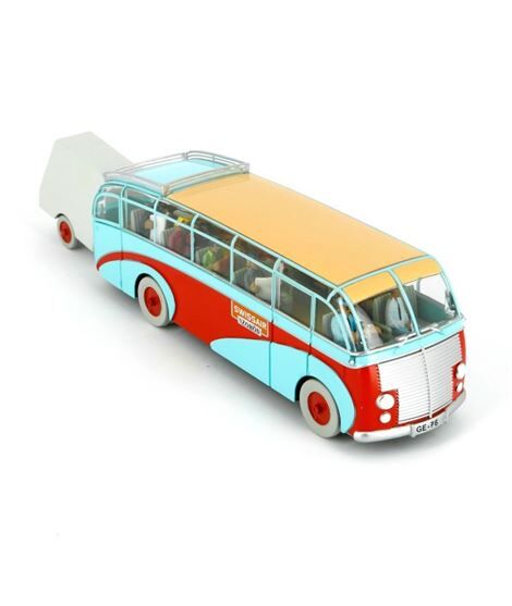 Coche de colección Tintín 1/43 - El Autobús de Swissair - Moulinsart 29581