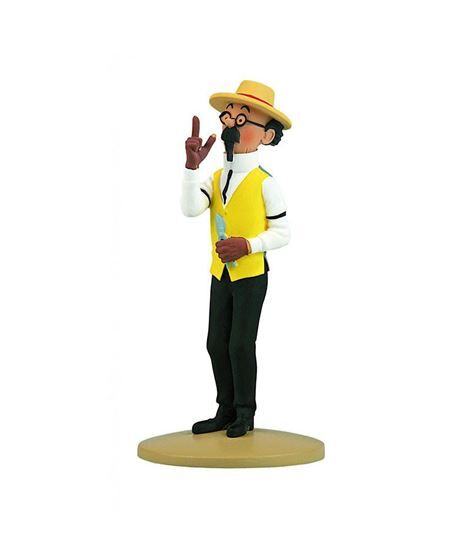 Figura de colección resina Tintín el jardinero Tornasol 12cm