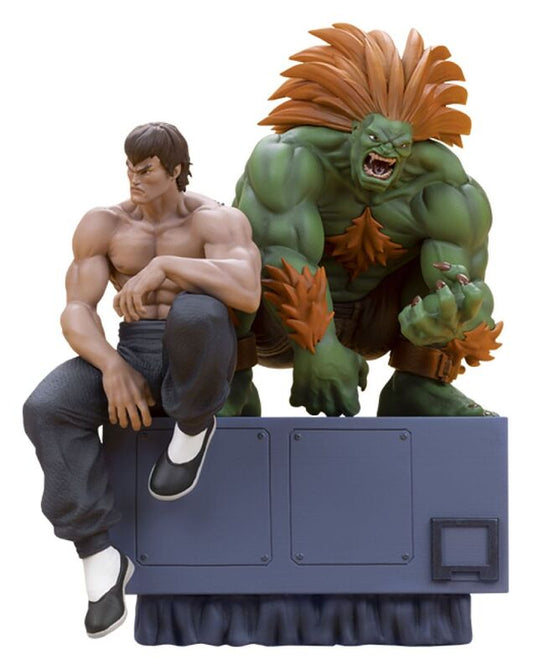 Street Fighter PVC Statues 1/10 Blanka &amp; Fei Long 21 cm