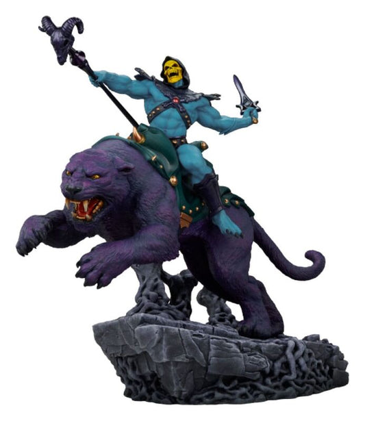 Masters of the Universe Estatua Skeletor & Panthor Classic Deluxe 62 cm