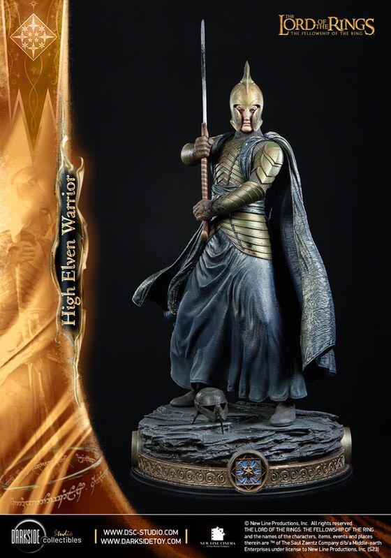 El Señor de los Anillos Estatua 1/4 QS Series High Elven Warrior John Howe Signature Edition 70 cm