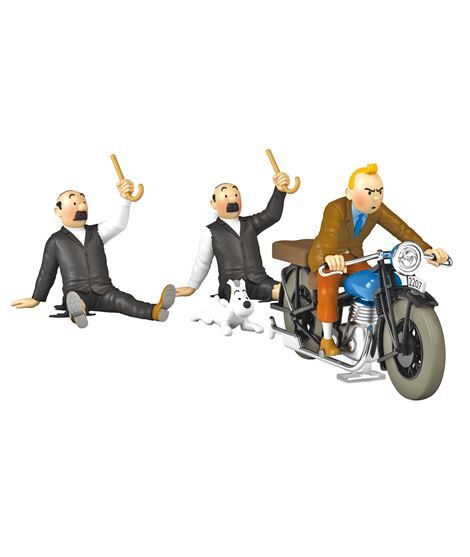 Figura de colección La Moto De Tintin Escala 1/24 Cetro De Ottocar -70-