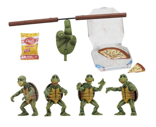 Ninja Turtles 4er Pack Figuren 1/4 Baby Turtles 10 cm 