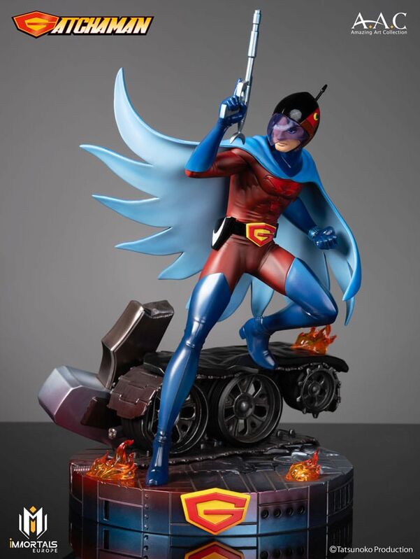 Gatchaman Statue Amazing Art Collection Joe the Condor, Expert in Shooting 34 cm