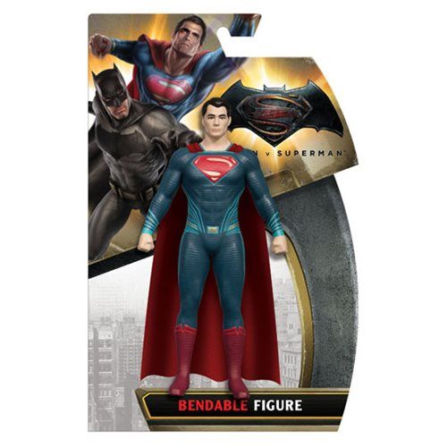 BATMAN VS SUPERMAN , SUPERMAN BENDABLE ACTION FIGURE 14CM