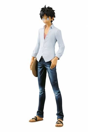 One Piece Jeans Freak The Last World Figure Monkey D. Luffy 20 cm