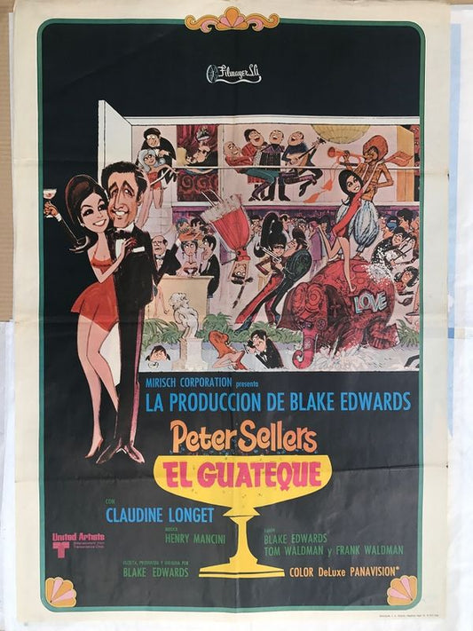 CARTEL DE CINE-EL GUATEQUE DE 1968- MEDIDAS: 100 X 70 CM. *ORIGINAL*