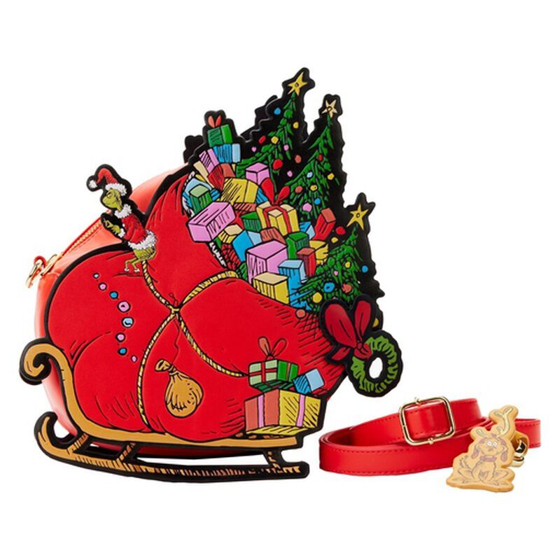 Grinch Sleigh Crossbody Bag 