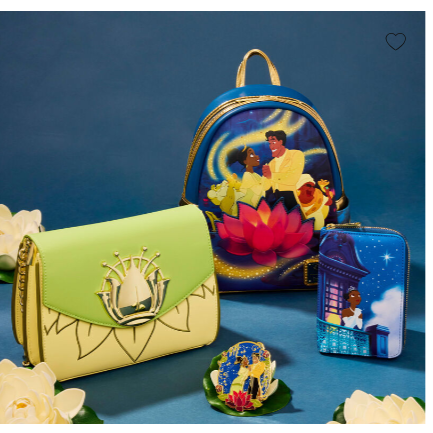 The Princess and the Frog by Loungefly Mochila Mini 15th Anniversary brilla en oscuridad