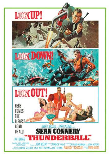 PYRAMID INTERNATIONAL POSTER JAMES BOND "THUNDERBALL" 61 X 91 CM