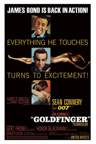 PYRAMID INTERNATIONAL POSTER JAMES BOND GOLDFINGER 61 X 91 CM