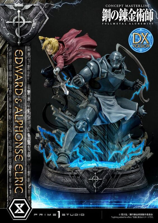 Fullmetal Alchemist Estatua 1/6 Edward & Alphonse Elric Deluxe Version 56 cm