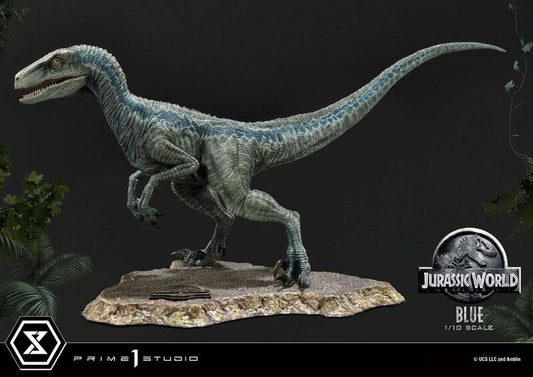 Jurassic World: Fallen Kingdom Statue Prime Collectibles 1/10 Blau (Open-Mouth-Version) 17 cm