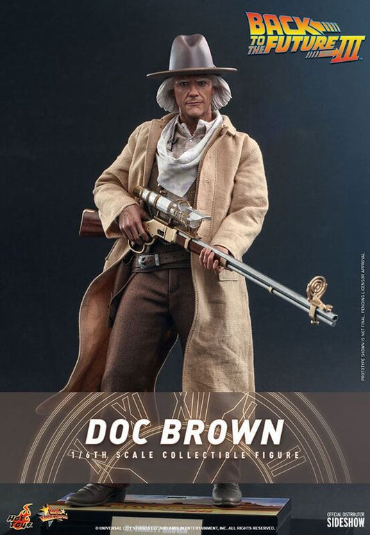 Back to the Future III Movie Masterpiece 1/6 Doc Brown Figure 32 cm MMS617 