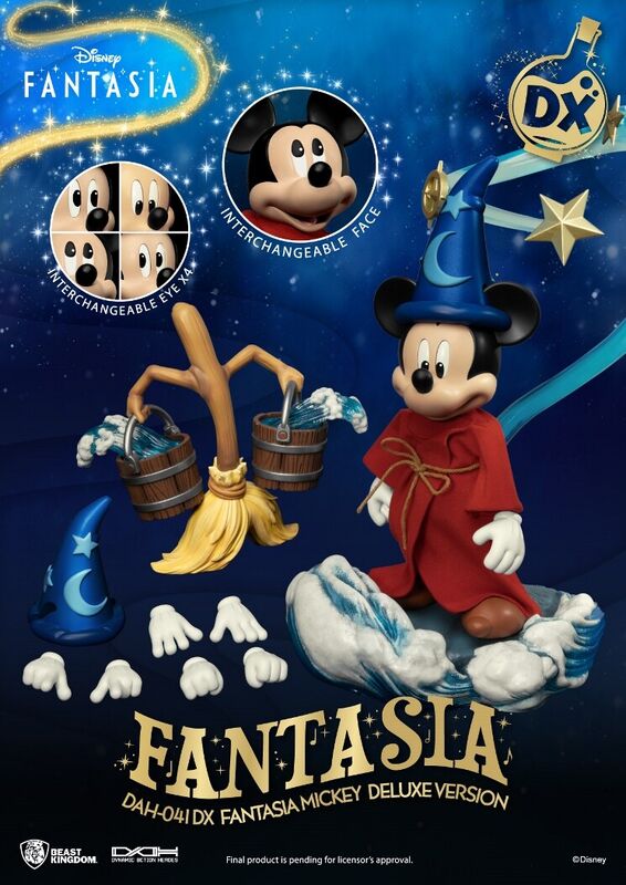 Disney: Fantasia – Deluxe klassische Mickey-Figur im Maßstab 1:9