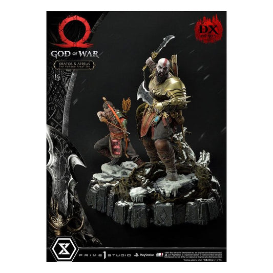 God of War Premium Masterline Series Estatua Kratos and Atreus in the Valkyrie (Deluxe) 72 cm