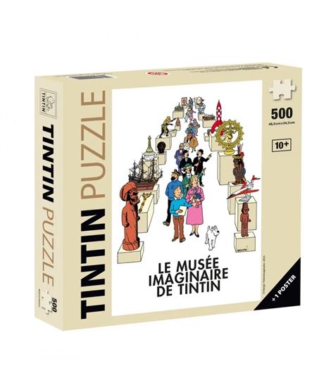 Tintin puzzle museo imaginario 500 piezas + 1 poster