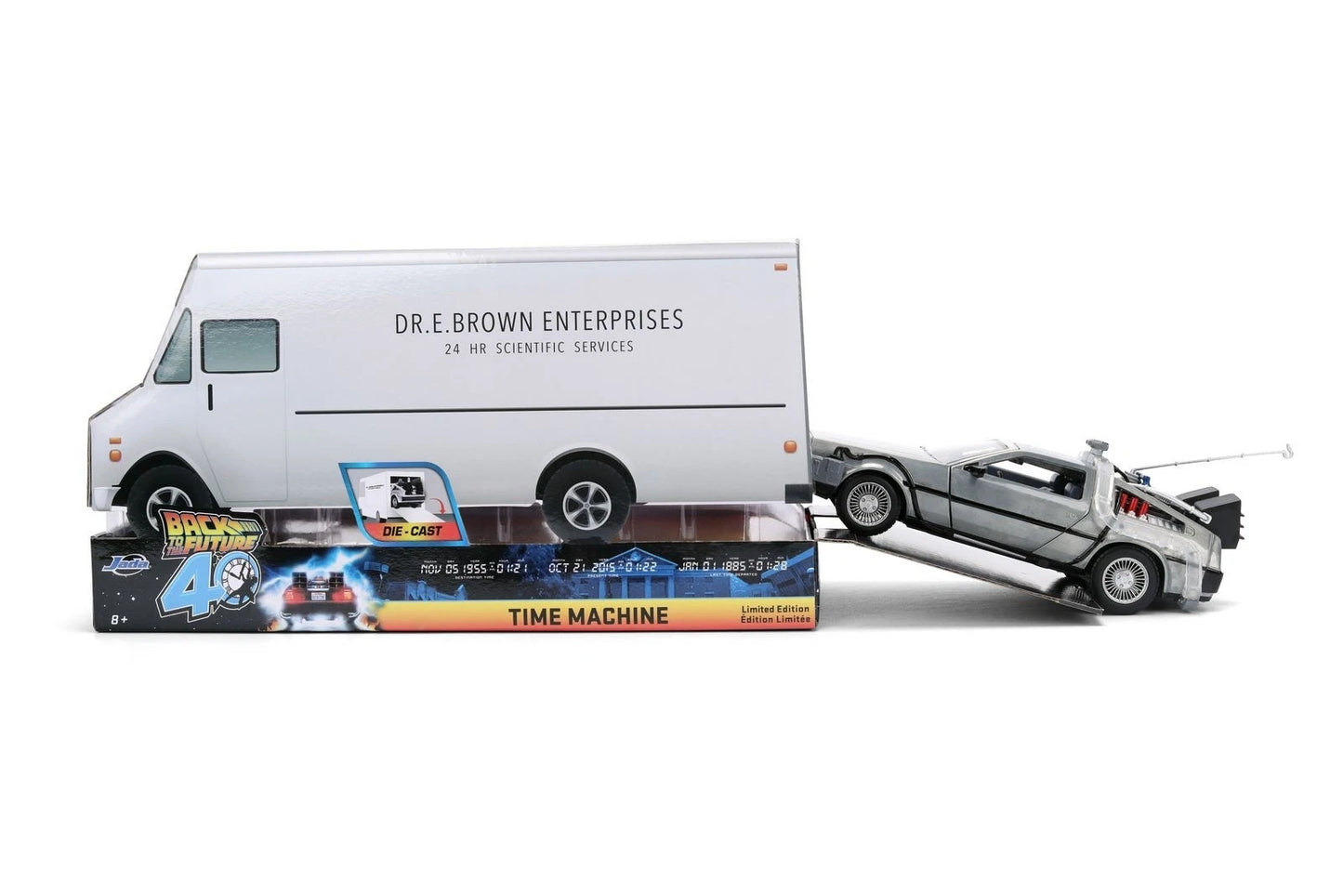 Delorean Frozen 40 aniversario 1/32 Back To The Future Hollywood Rides