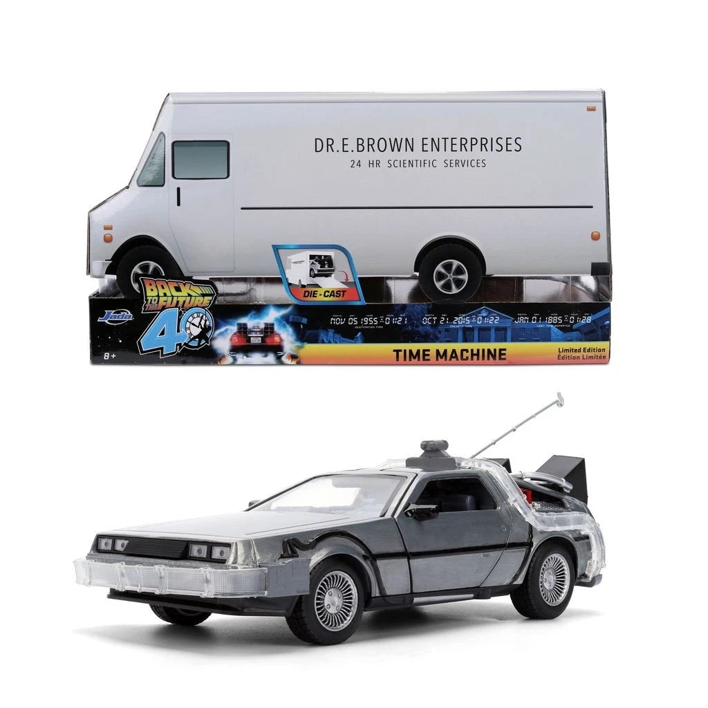 Delorean Frozen 40 aniversario 1/32 Back To The Future Hollywood Rides