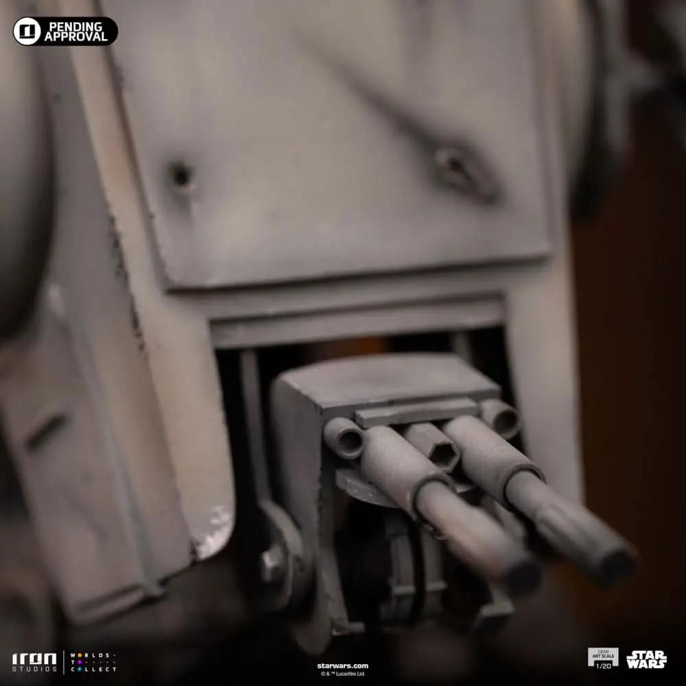 Statue pair: AT-ST and Chewbacca from Star Wars, Iron Studios Demi Art Scale 1/20