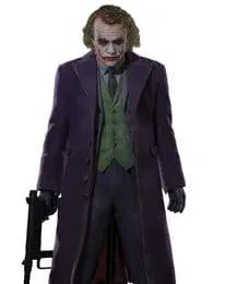 Hot Toys The Dark Knight Joker 1/4 scale figure, Artisan Edition, purple coat and green vest, 46 cm tall.