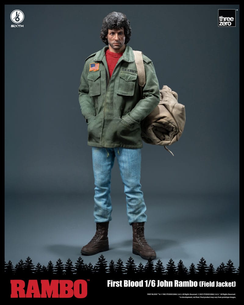 Rambo: First Blood Figura 1/6 John Rambo (Field Jacket) 31 cm