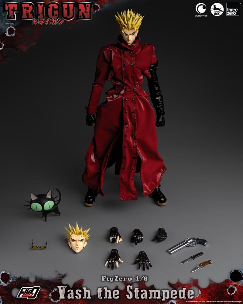 Trigun Figura FigZero 1/6 Vash the Stampede 31 cm