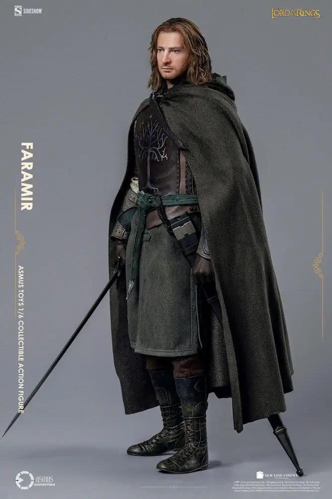 Figura 1/6 Faramir de El Señor de los Anillos, ASMUS TOYS con capa verde y espada