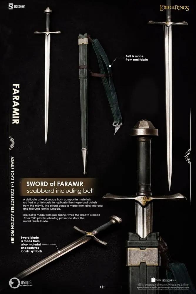 ASMUS TOYS Faramir 1/6 action figure with two swords, scabbard and fabric belt from Lord of the Rings