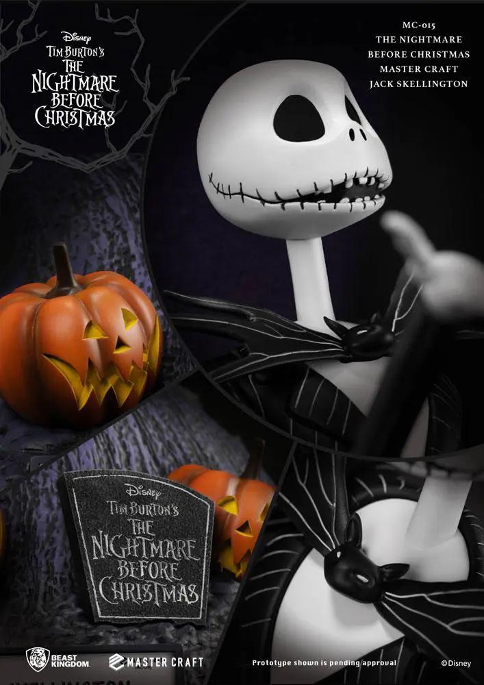 Estatua Jack Skellington Master Craft, 40 cm, blanco y negro; BEAST KINGDOM.