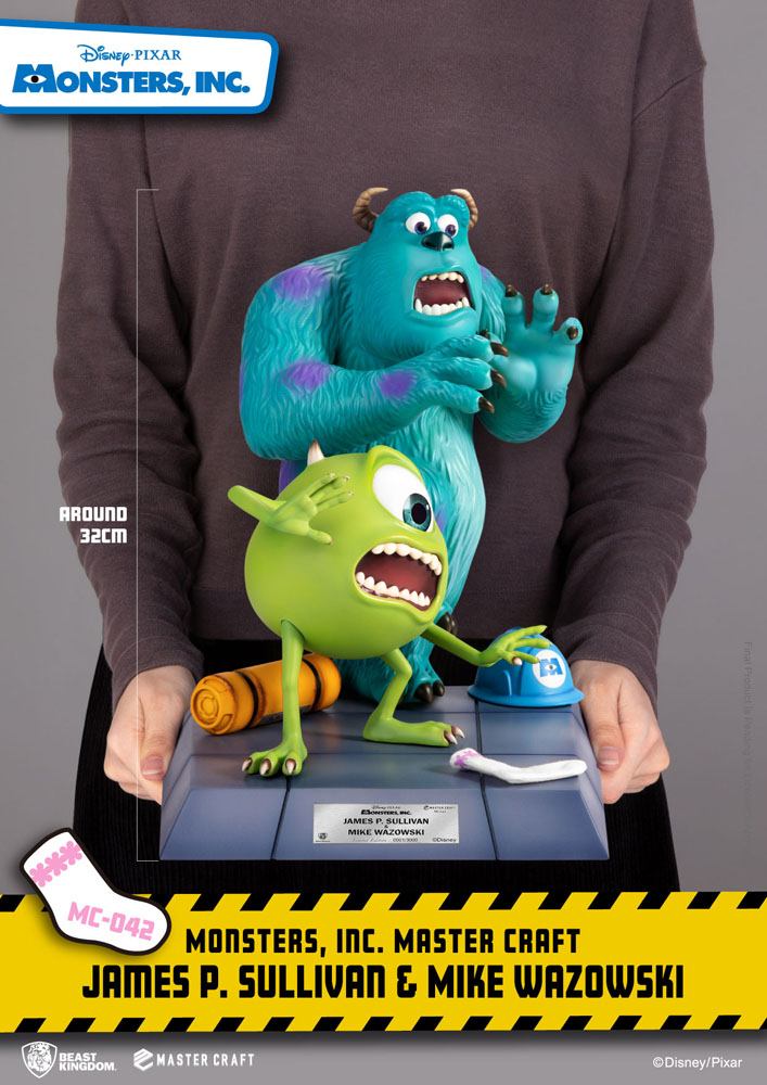 Monstruos, S.A. Estatua Master Craft James P. Sullivan & Mike Wazowski 34 cm