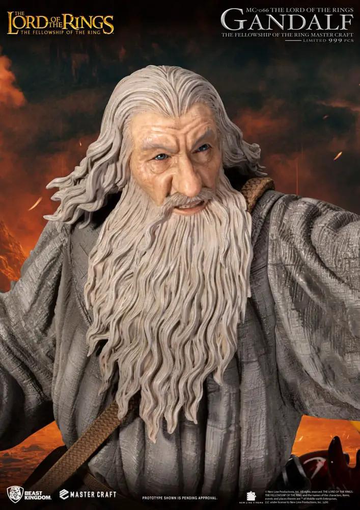 Gandalf statue 58 cm by Beast Kingdom Master Craft; detailed gray robes and long white beard