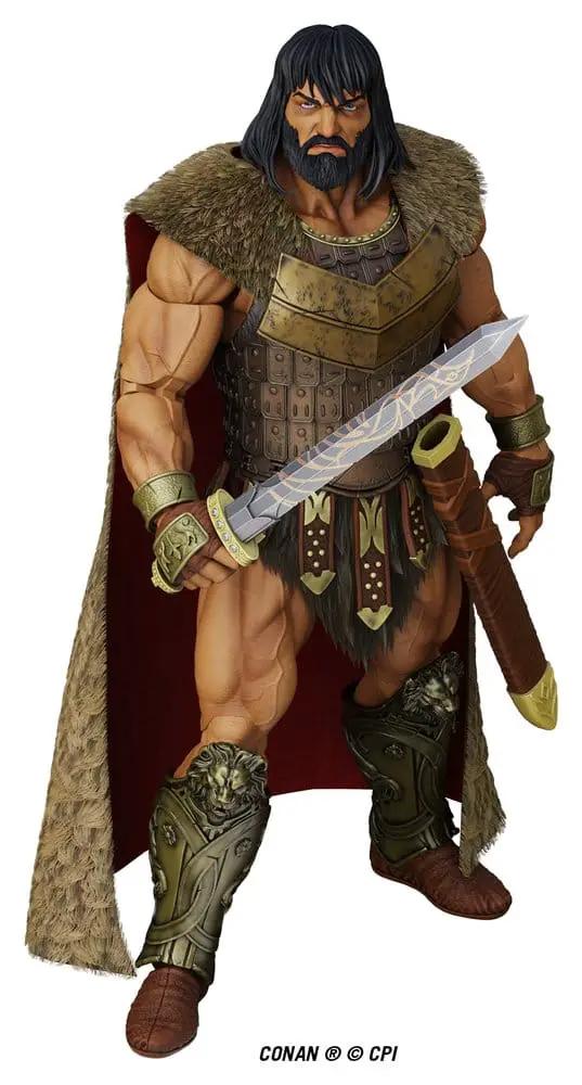 Boss Fight Studio Conan Epic H.A.C.K.S. 1/12 scale action figure, King Conan with fur cape and sword