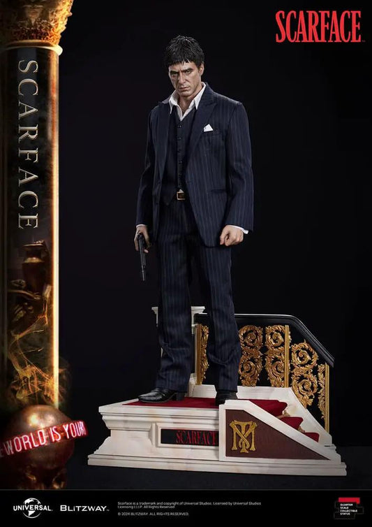 Estatua coleccionable Tony Montana Scarface 1/4 escala, 53 cm, Blitzway