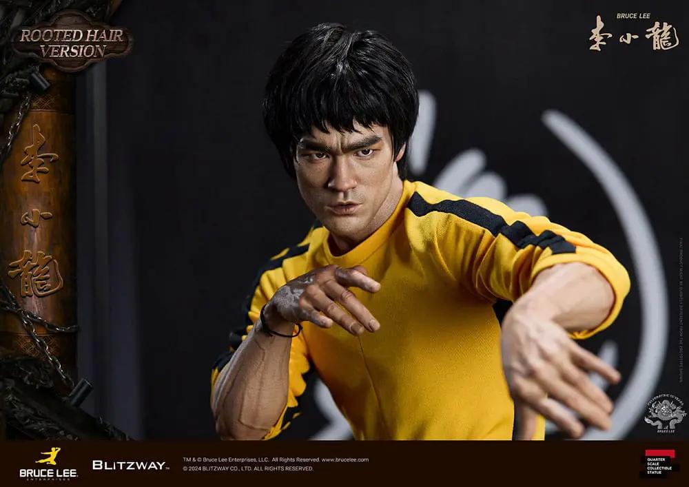 Figura de acción Bruce Lee 1/4 escala, Rooted Hair Version, 55 cm, Blitzway