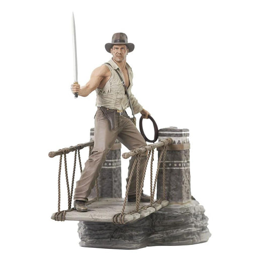 Indiana Jones y el templo maldito Deluxe Gallery Estatua PVC Rope Bridge 28 cm by DIAMOND SELECT