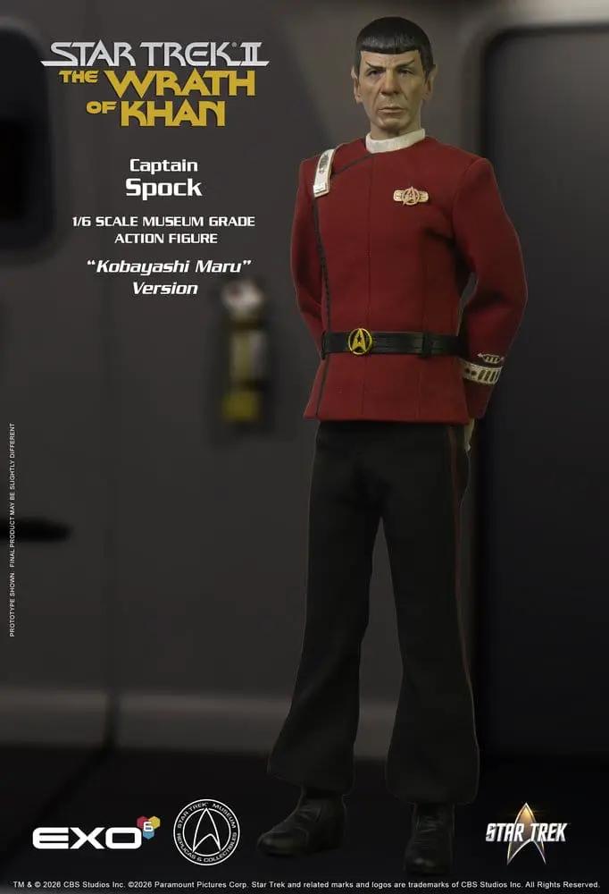 Figura de acción 1/6 escala Captain Spock Kobayashi Maru, 30 cm, uniforme rojo, EXO-6